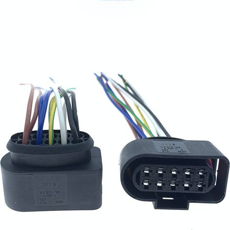 Compatible with headlight assembly plugs for Passat, Lingyu, old Bora, Lavida, new Santana 3000, Zhijun, and new and old Jetta. (1/4)