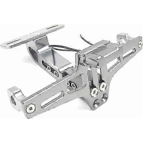 Motorcycle License Holder Rear Registeration Plate Frame Mount For R Ninet Hayabusa Suzuki Gs 500 Duke 125( Silver) (1/5)