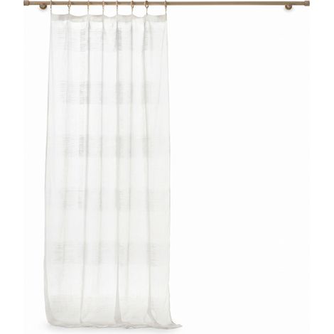 Rideau en bois DALTON BLANC, 140 x 240 cm (1/4)