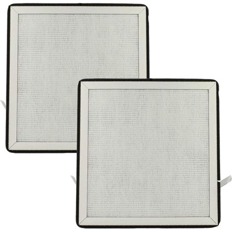 vhbw 2x Air Filter Replacement for Beurer 660.04 for Air Purifier - Combi Filter Pre Filter + HEPA + Activated Carbon