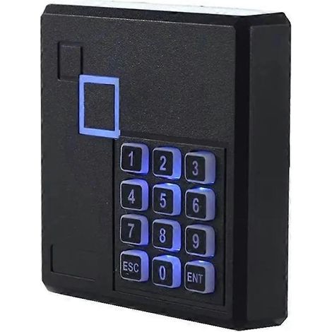 - Lecteur de cartes de contrôle d'accès RFID avec mot de passe (sortie Wiegand 26/34) pour utilisation avec des machines de contrôle d'accès (1/5)