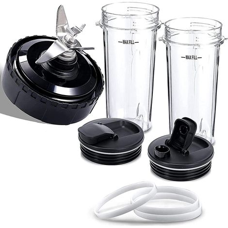 For Ninja QB3000 Blade Replacement - 5-Piece Pump Blade for Blender (1/5)