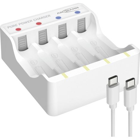 ANSMANN Pure Power Lademodul, inkl. USB-C Ladekabel und LED-Anzeige (1/5)
