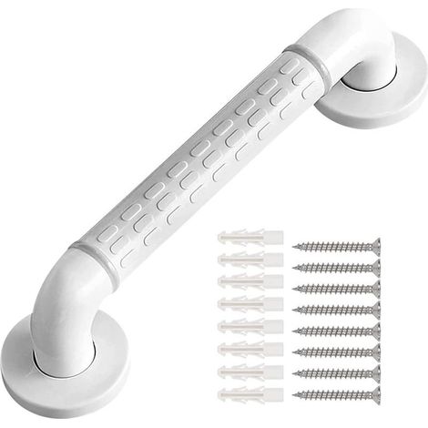 Poignée de sécurité 30 cm Poignée de douche en acier inoxydable Barre de sécurité Barres handicapées pour enfants handicapés enceintes et personnes âgées (1/5)