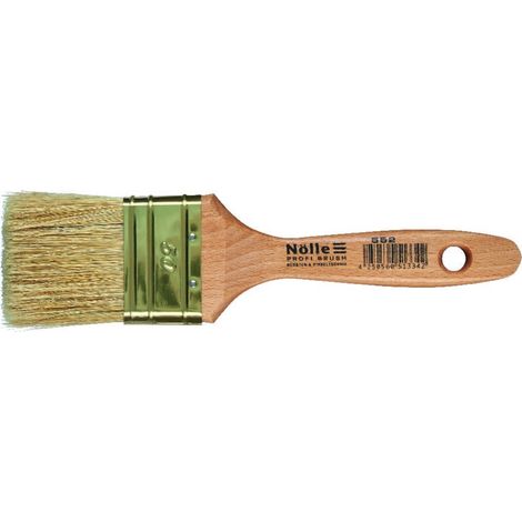 Nölle Maler-Lackierpinsel Messingzwinge Borstenmischung hell 50mm PROFI BRUSH (1/2)
