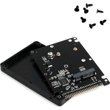 Hochwertige Konverterkarte für mSATA-SSD auf 2,5" 44-Pin IDE-Festplatte