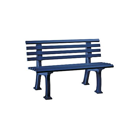 Banco Ibiza Garden 2 asientos de longitud de 1200 mm azul (1/2)