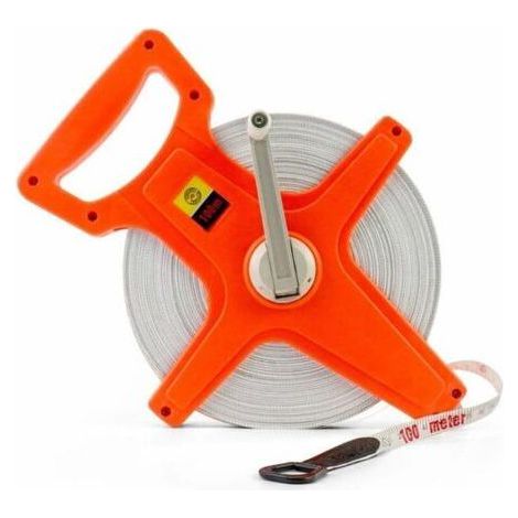 Ruban à mesurer en fibre de verre , rouleau de ruban , 100M / 330 FT , double face (1/4)
