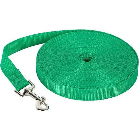 Hundeleine - grün - 10 m (33 Fuß) 2 cm