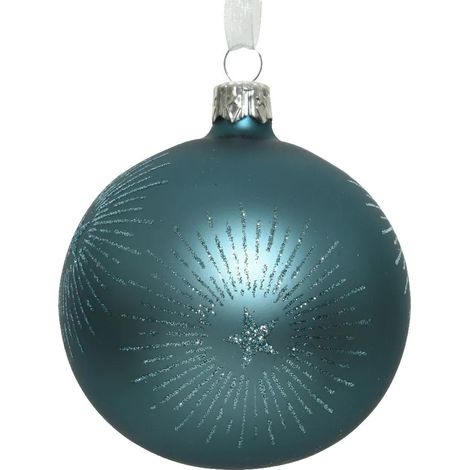 Pallina di Natale Stella Blu Dawn D8