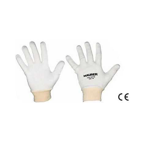 SOTTOGUANTO COTONE BIANCO MAURER TG10