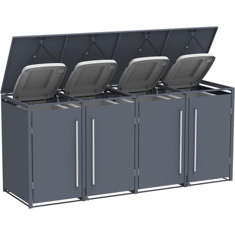Westmann Mülltonnenbox "Pedura 4", 4er Box (1/5)
