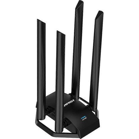 Adaptateur USB WiFi 7 BE6500 à gain élevé et 4 antennes (1/5)