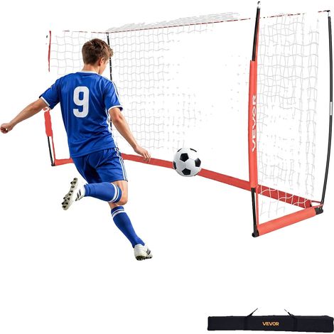 Porta da calcio portatile Vevor, 3,6 x 1,8 metri per adulti e bambini, rete da calcio da giardino, grande rete da allenamento, set porta da allenamento (1/2)