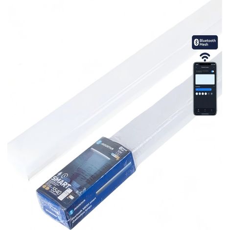 Ampoule LED Aigostar 1,5 m 50 W 6500 K connectée Bluetooth, panneau LED sans abat-jour
