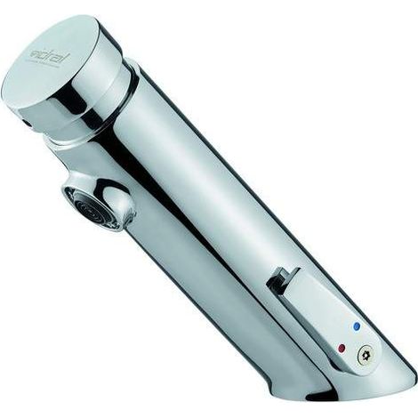 Mezclador temporizado colección 45 para lavabo con pulsador IDRAL 845.12  Cromo