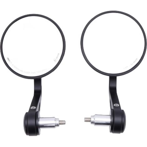 Rétroviseurs latéraux homologués pour guidon de moto, diamètre 7/8" (22 mm), compatibles avec les modèles CB1000R, CB400, MT07, MT09, Z1000 et XSR 700 Cafe Racer. (1/5)