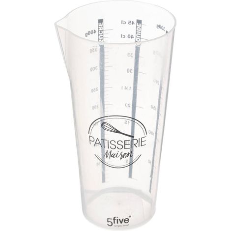 Vaso medidor 500ml colores surtidos 16.3x8.4x7.8cm (1/2)