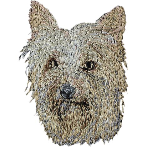 Australian Terrier, Aussie - toppa a forma di cane, toppa ricamata, decorazione unica per zaino di Art-Dog (1/3)