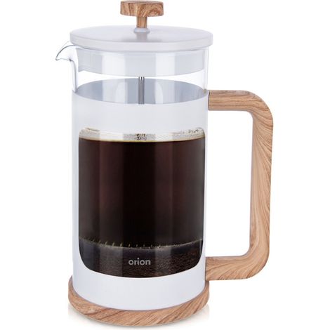 Kaffeefilter für French Press, Glas, weiß, 1 l