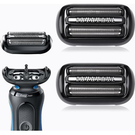 Replacement shaver heads for Series 5 53B compatible with Braun Series 5/6 shavers 5020cs 5018s 5035s 5049cs 5050cs 6020s 6040cs (2PCS 53B)