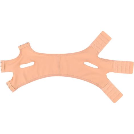 Ceinture amincissante visage effet lifting – bande massage taille XS-M couleur peau, affine menton et raffermit peau (1/5)