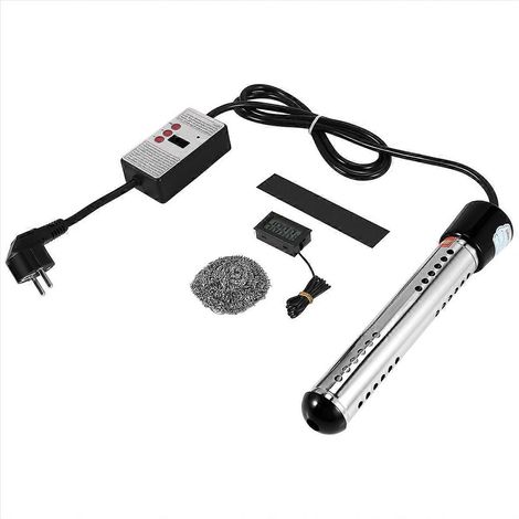 Chauffage de piscine 2500W, thermoplongeur avec minuterie automatique, sécurité renforcée pour bassin (1/5)