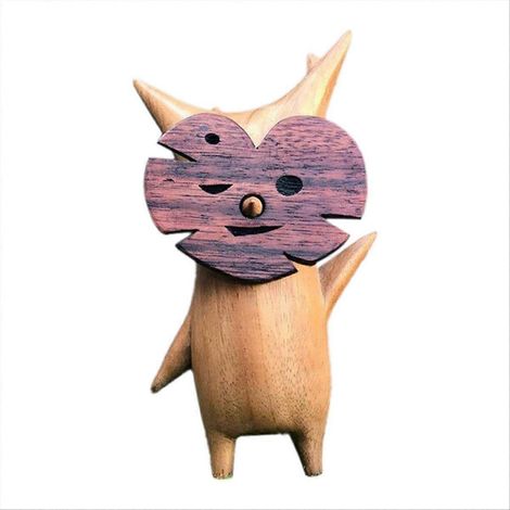 Geschnitzte Harzskulptur, Holzverzierungen der Korok-Familie - B (1/5)