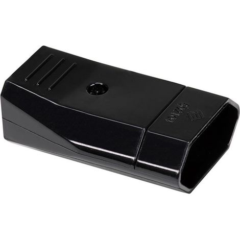 Base móvil 2p 10 a 250 v negra (1/2)