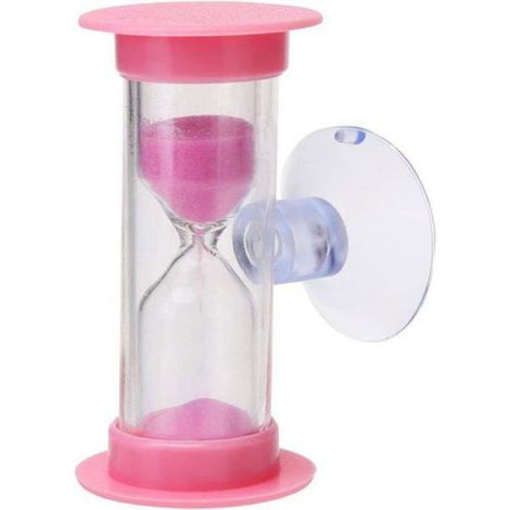 1 Sablier, 2 minutes, PVC ABS verre, avec ventouse, pour enfants douche brossage (1/5)
