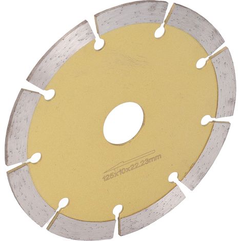 Lame de scie diamantée segmentée à dents ultra-minces, roue de coupe circulaire diamantée pour carrelage, granit, marbre et céramique, 125 mm / 4,9 pouces (1/5)