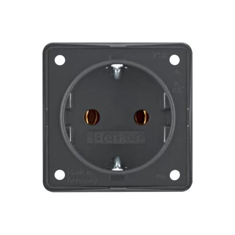 Berker Steckdose SCHUKO Integro Einsätze anth 947782505 (1/2)