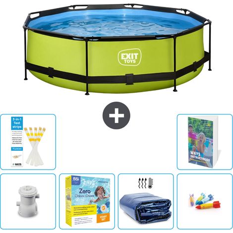 Exit Pool Rund - 300x76 cm - 7-teilig S181