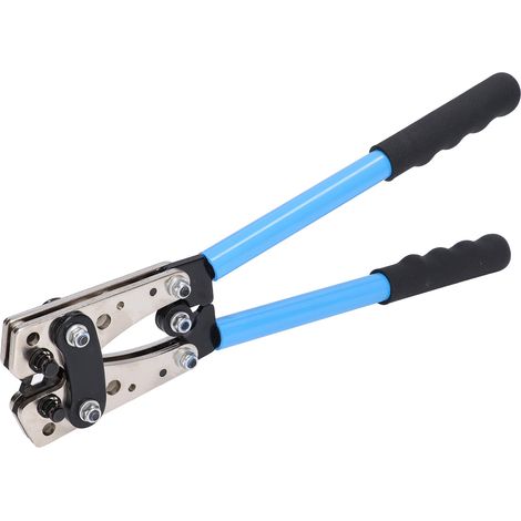 Pince à sertir pour câbles en acier au carbone 22-10 AWG, outil de sertissage portable bleu (1/5)