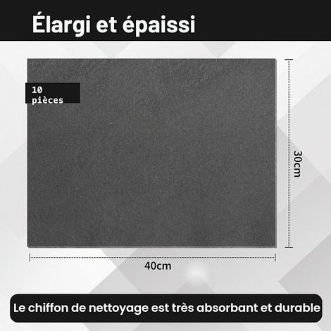 Microfibre Cloths Glass Mirrors 30 x 40 cm Microfibre Glass Microfibre Microfibre Cloth Reusable Glass Mirrors Car Kitchen Bathroom (1/4)