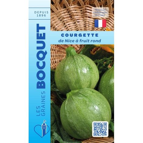 Courgette de Nice à fruit rond - 3g