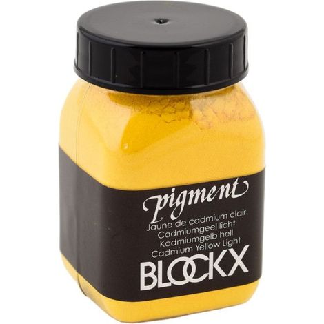 Pigment en poudre - Jaune de cadmium clair - 33 - Blockx - Pot de 100g