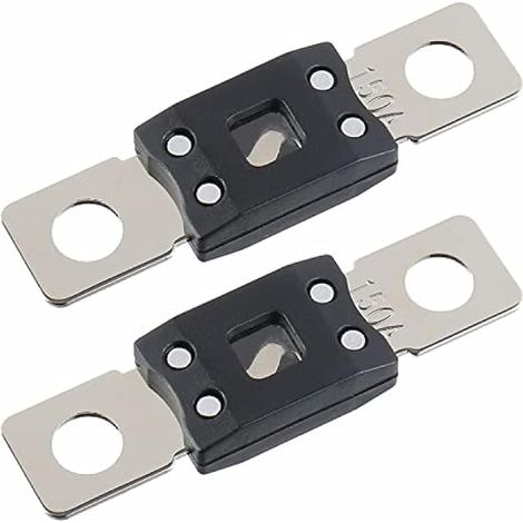 Fusible haute intensité 150A MEGA AMG, fusible à boulon 150 ampères pour voitures, camions, engins de chantier, bus, caravanes (2 pièces)