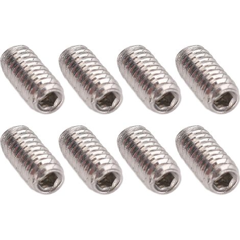 Lot de 50 vis sans tete A2-70 acier inoxydable DIN 916 M2x4 vis de fixation mecanique bricolage auto meuble (1/5)
