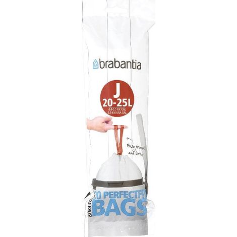 Brabantia PerfectFit Müllbeutel J, 23L, 20 Stk / Rolle