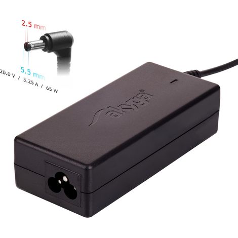 Akyga AK-ND-17 adaptateur secteur/onduleur Intérieure 65 W Noir (1/5)