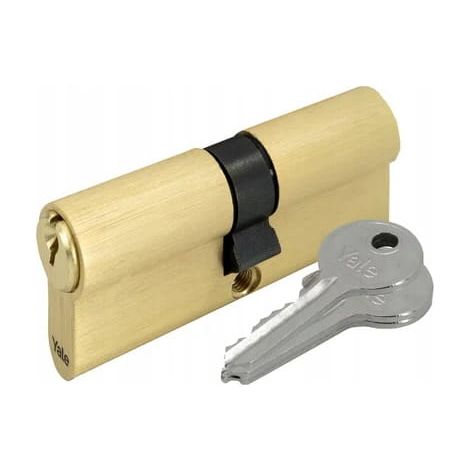 Inserto de cerradura de puerta 30/35 latón dorado
