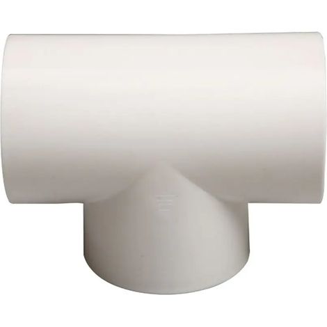 Raccord de conduit de ventilation rapide en T (100 mm), connecteur en T/Y, coupleur, répartiteur 3 voies, raccords de tuyau d'échappement en PVC (1/5)