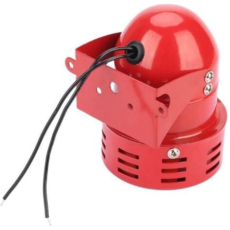 220V 120DB rouge Mini alarme de moteur en métal garde électrique sonore industrielle contre le vol MS-190 (1/4)