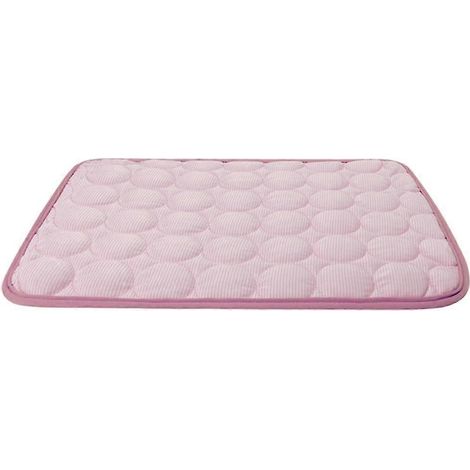 Tapis de sol portable rafraîchissant pour chien/chat, bleu, taille XS. Convient pour la cage.-pink S (1/5)