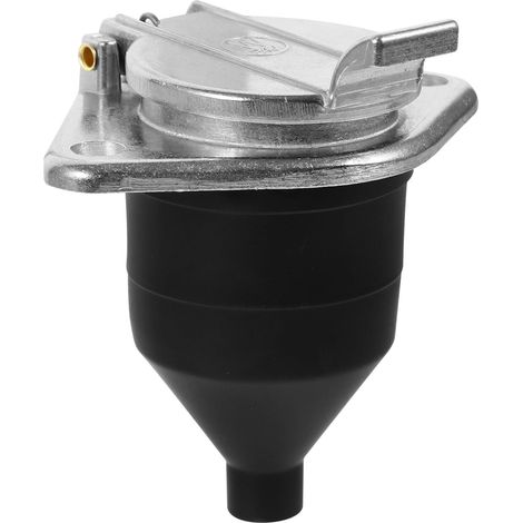 Connecteur Plat Pour Remorque à 7 Broches En Aluminium, Prise 24v, Adaptateur De Câble Pour Camion, Connecteur De Remorque Robuste, Usage Véhicule Poids Lourd, Raccordement Électrique Fiable (1/5)