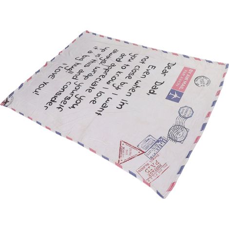 Couverture enveloppe multifonctionnelle et personnalisée en polyester doux et hypoallergénique, idéale pour papa (150 x 220 cm). (1/5)