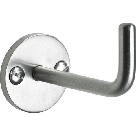 Hettich Mantelhaken 4,5 x 3,2 x 5,0 cm Edelstahl matt - 1 Stück Möbelbeschläge