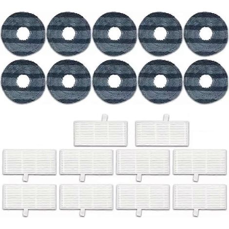 Filtre de 20PCS Aspirateur Filtre and Serpillière Cloth Lot pour Omni C20 Aspirateur pièce détachée Sac à poussière Serpillière (1/5)