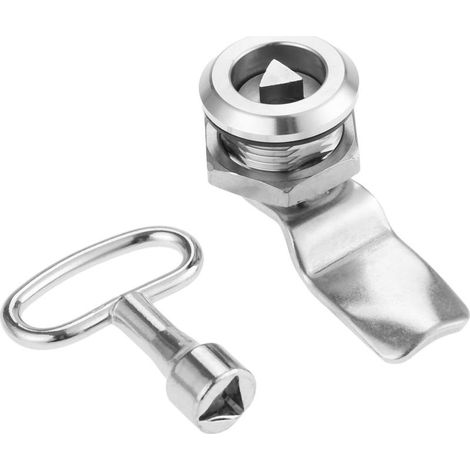 Verrou de Porte Multifonctions électrique Serrure de meuble Poubelle ascenseur Verrou à came et un Core Lock (1/5)